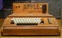 Apple I personal computer. Retailed for $666.66 (about $2,633 in 2015 dollars which is actually about $400 more than an high-end Oculus Rift with PC bundle) Image via Ed Uthman - originally posted to Flickr as Apple I Computer via Wikipedia