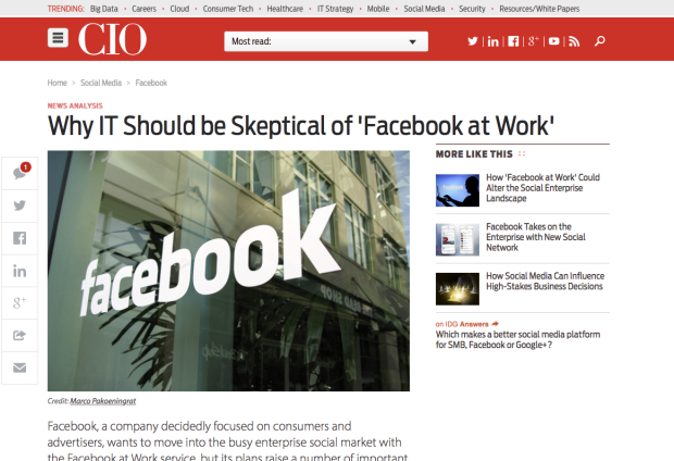 Facebook-at-work