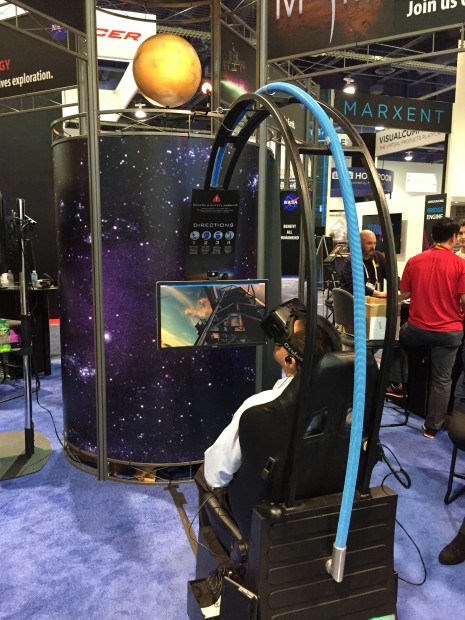 NASA VR display at CES 2016
