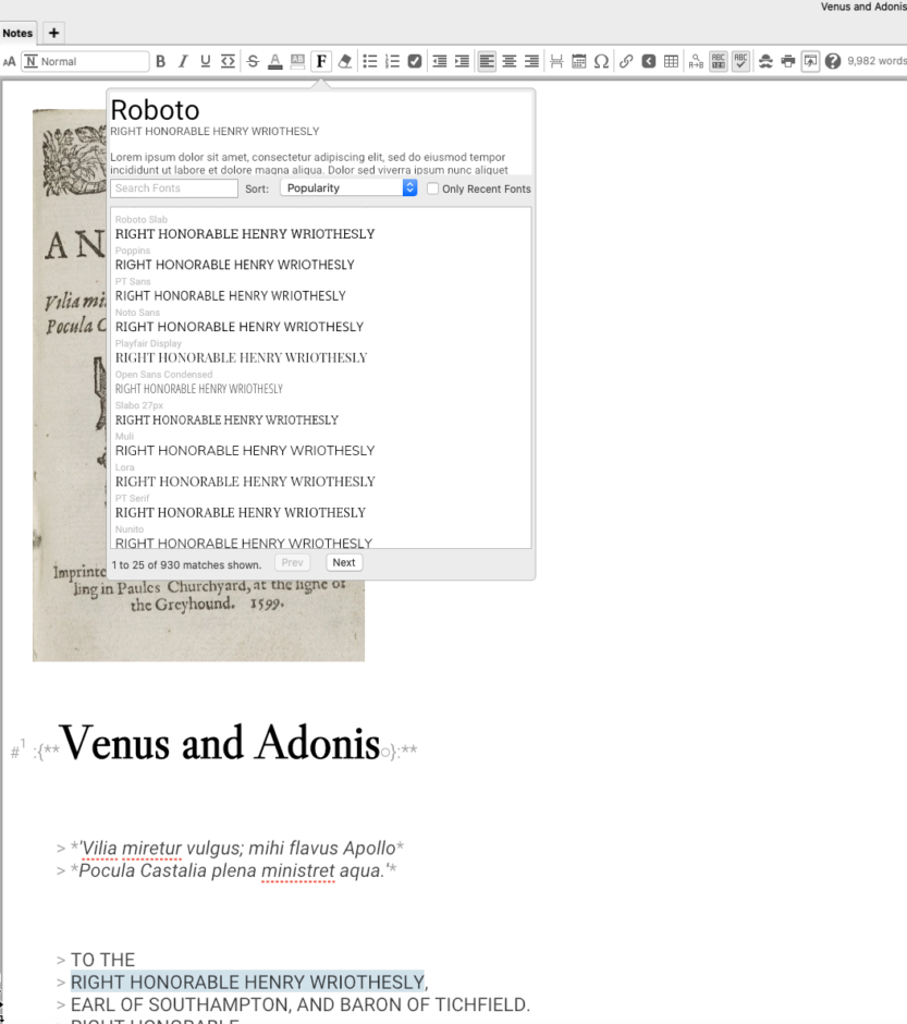 TheBrain 11 fonts