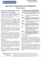 A Practice Insight: Seven Points to Negotiate for Document Collaboration PDF image