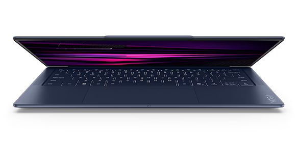 Lenovo Yoga Slim 7x Gen 11 partially open