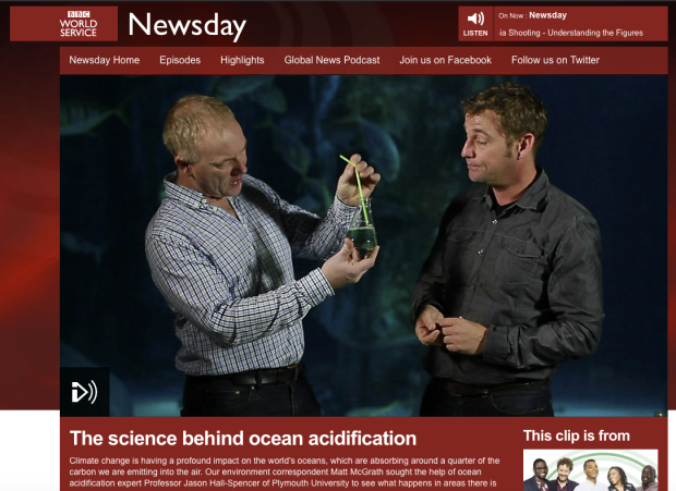 BBC World Service Story on ocean acidification fails to bring scenarios and climate change together so we can explore the potential upside, or survival approaches, to alternative futures that are currently perceived as being universally negative.